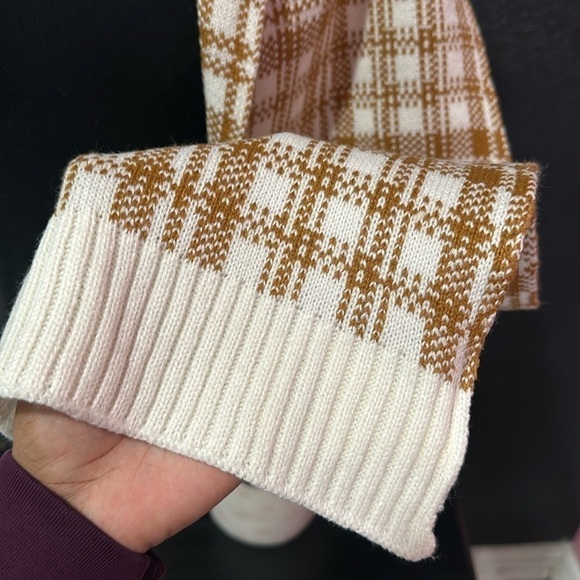 TIMBERLAND Orange/White Women’s Scarf - Picture 3 of 5